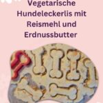 Vegetarische Hundeleckerlis mit Reismehl und Erdnussbutter